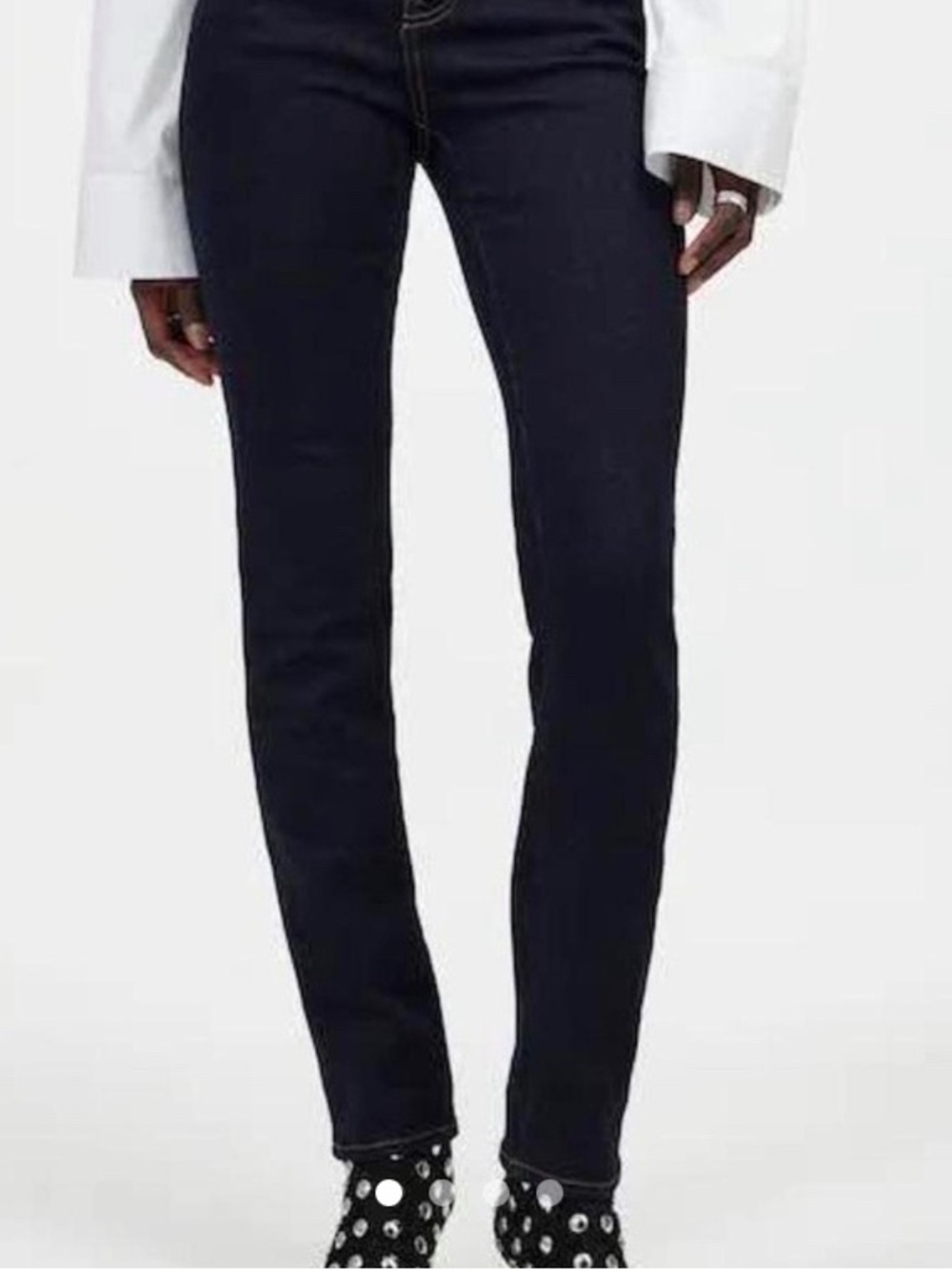 Madewell Mid-rise Stovepipe Jeans Dark  Blue - 30